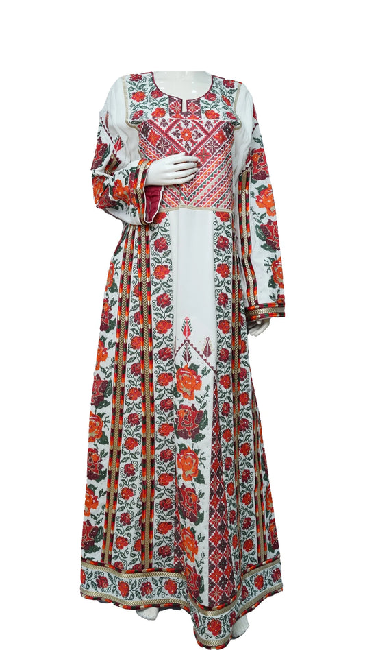 Floral Embroidery Thobe